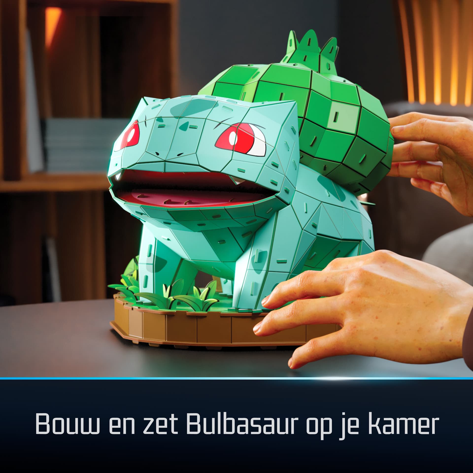 4D Build , Pokémon Bulbasaur, Kit di Modellismo 3D, Puzzle per Adulti, 195 pezzi, dai 12 Anni in su (4D Build - PokÃ©mon Bisasam)