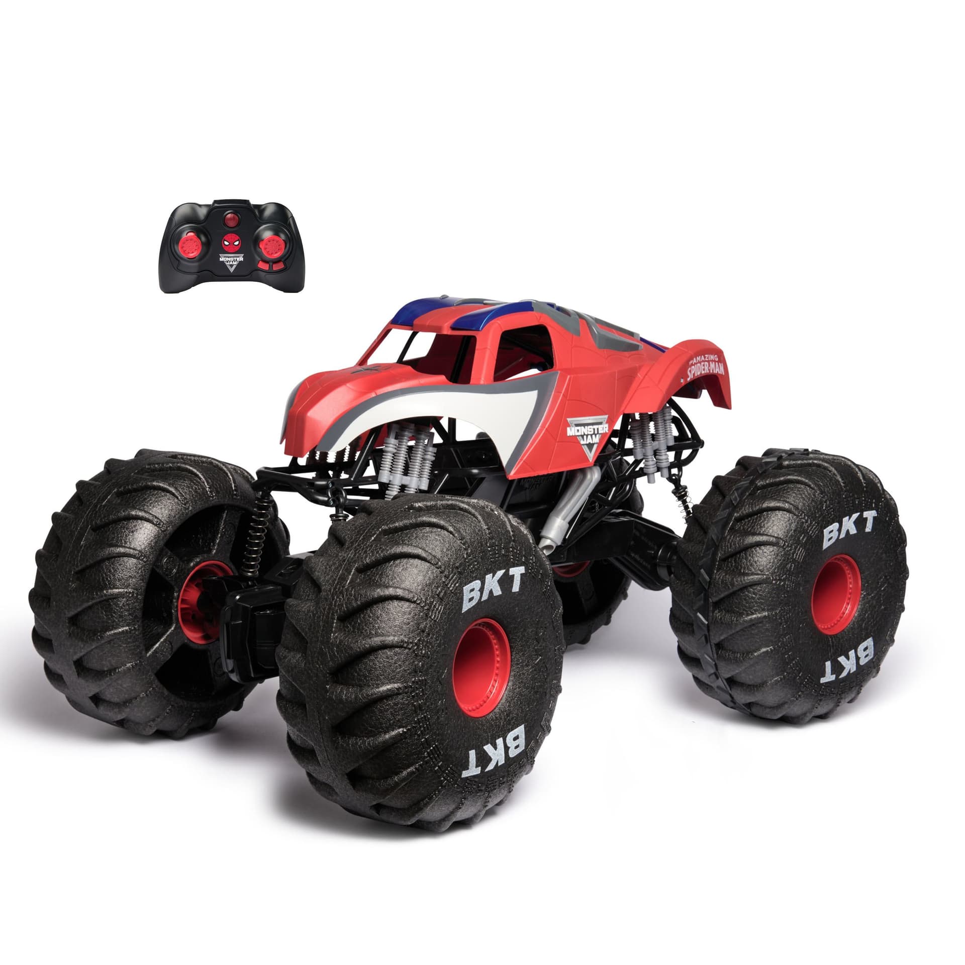 Monster Jam , veicolo Monster Truck Marvel Mega Spider-Man RC, fuoristrada, lungo oltre 61 cm, in scala 1:6, giocattoli dei supereroi per bambini e bambine da 4 anni in su (Spin Master Monster Jam - Mega Spider)