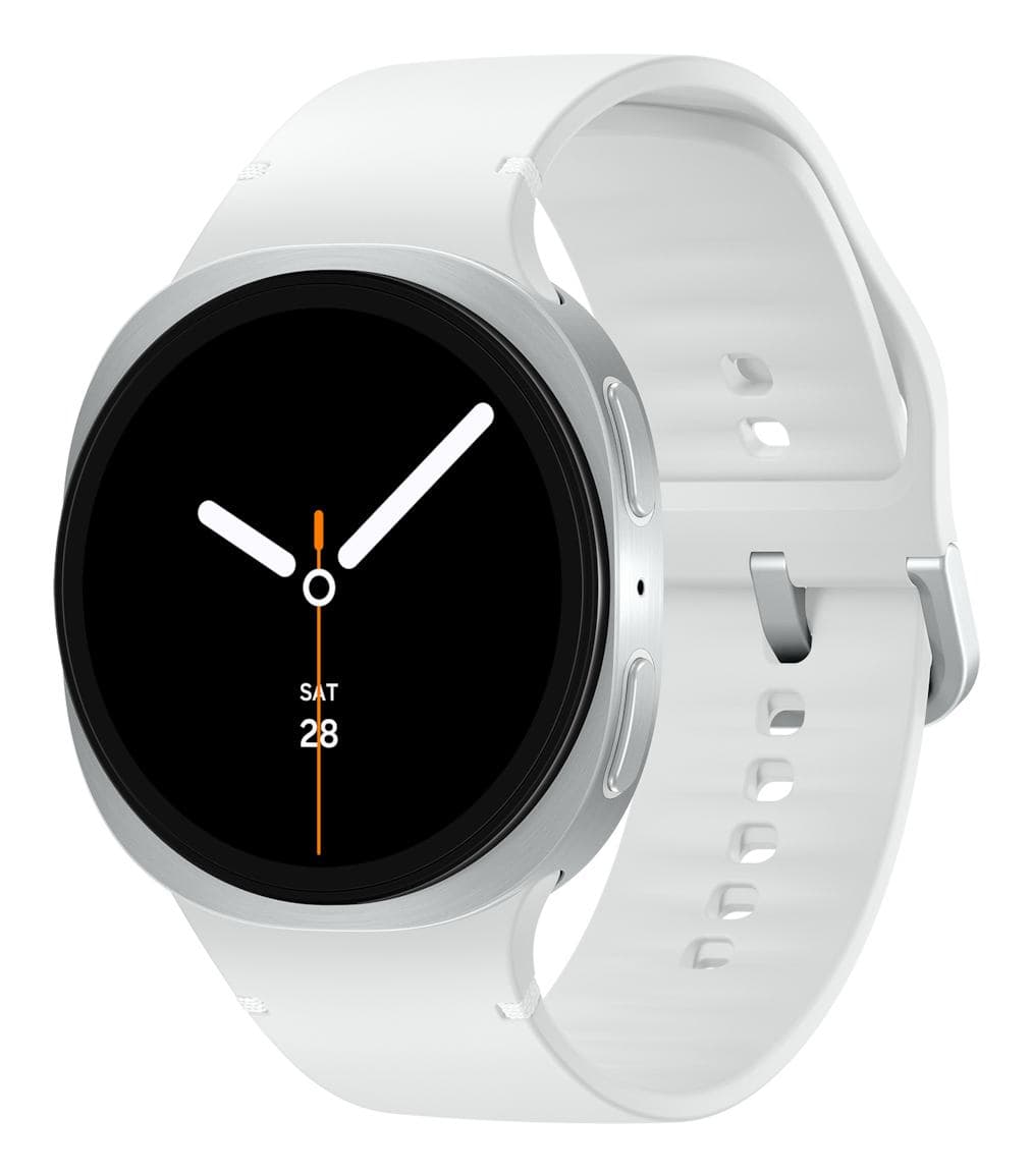 Samsung Galaxy Watch 8 3,81 cm [1.5] AMOLED 44 mm Digitale 480 x 480 Pixel Touch screen Argento Wi-Fi GPS [satellitare] (Samsung Galaxy Watch 8 Silver 44mm DE)