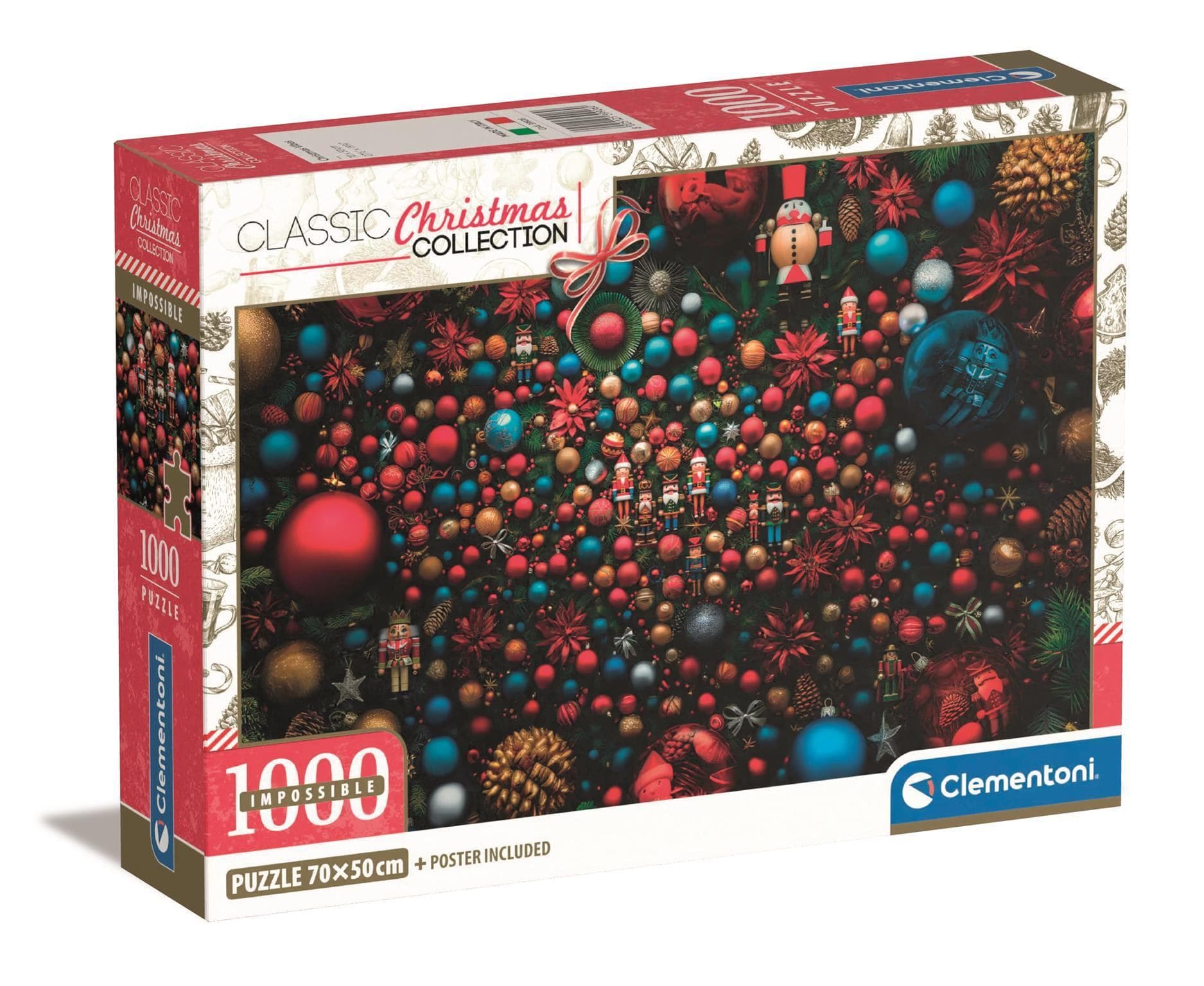 Clementoni 39926 puzzle (1000 pcs Impossible Christmas Vibes Co)