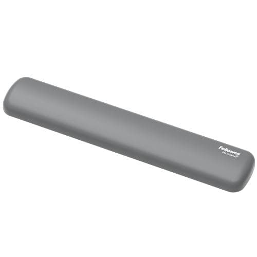 Fellowes 100142571 poggiapolso Silicone Grigio ([NEW] FELLOWES BREYTA COMPACT KEYBOARD WRIST REST - GREY 100142571) - Versione UK