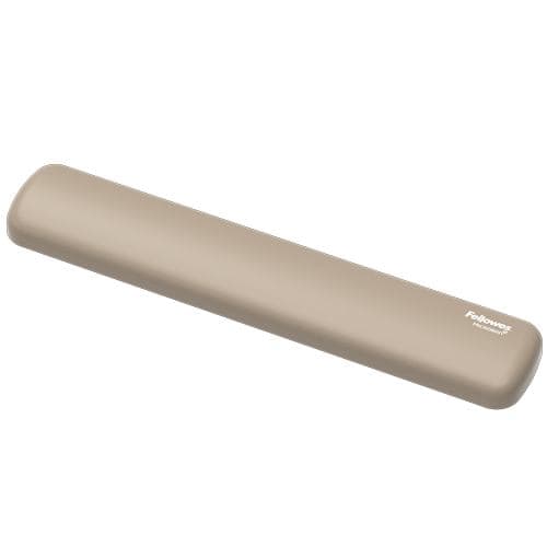 Fellowes 100142574 poggiapolso Silicone Sabbia ([NEW] FELLOWES BREYTA COMPACT KEYBOARD WRIST REST -SAND 100142574) - Versione UK