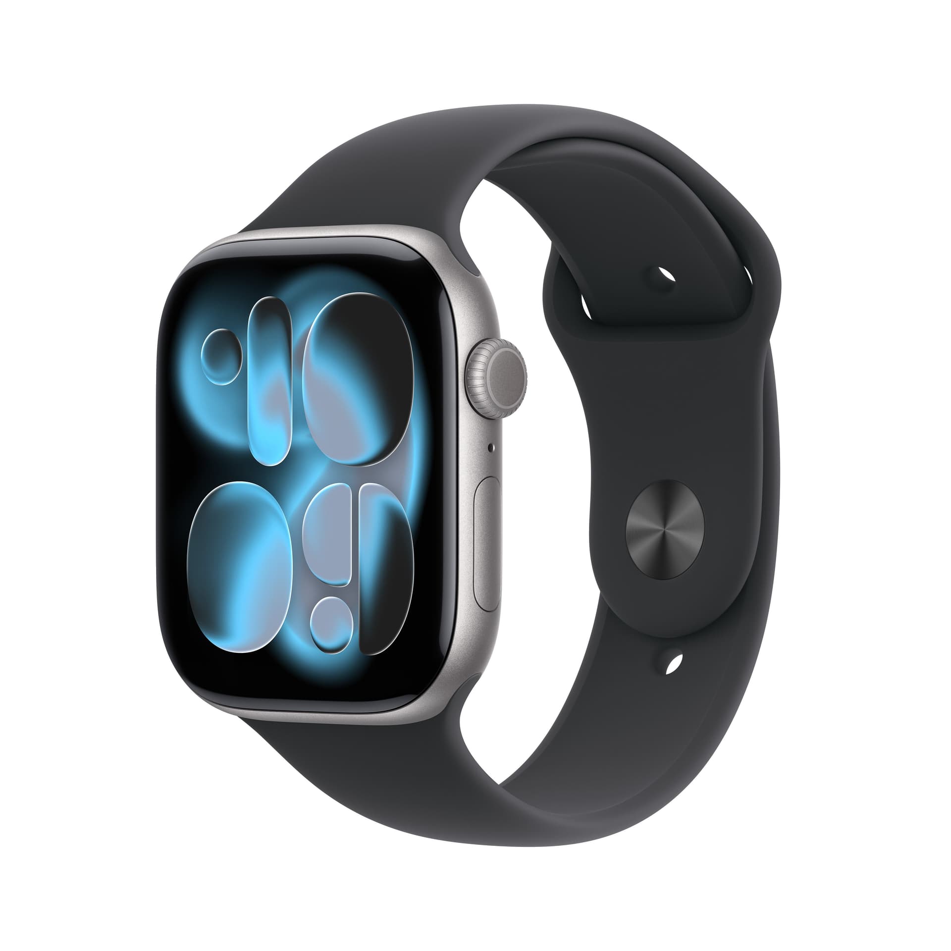 Apple Watch Series 11 OLED 46 mm Digitale 416 x 496 Pixel Touch screen Grigio Wi-Fi GPS [satellitare] (Apple Watch Series 11Â GPSÂ 46mmÂ Space Grey Aluminium Case with Black Sport Band - M/L)