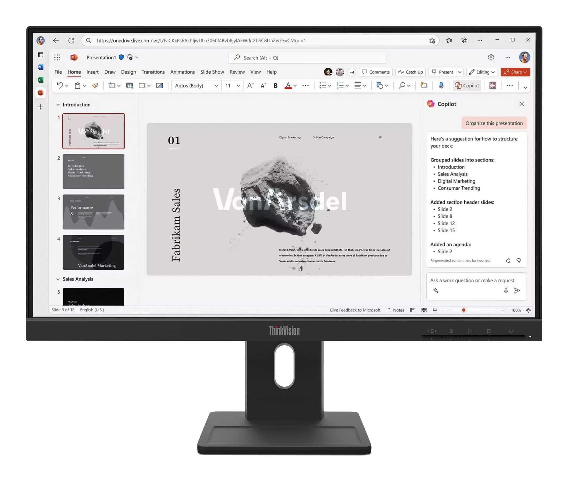 Lenovo ThinkVision E22-40 Monitor (Lenovo ThinkVision E22-40 - LED monitor - 1920 x 1080 Full HD [1080p] @ 100 Hz - IPS - 250 cd/mÂ² - 1300:1 - 4 ms - HDMI, VGA, DisplayPort - speakers - raven black)
