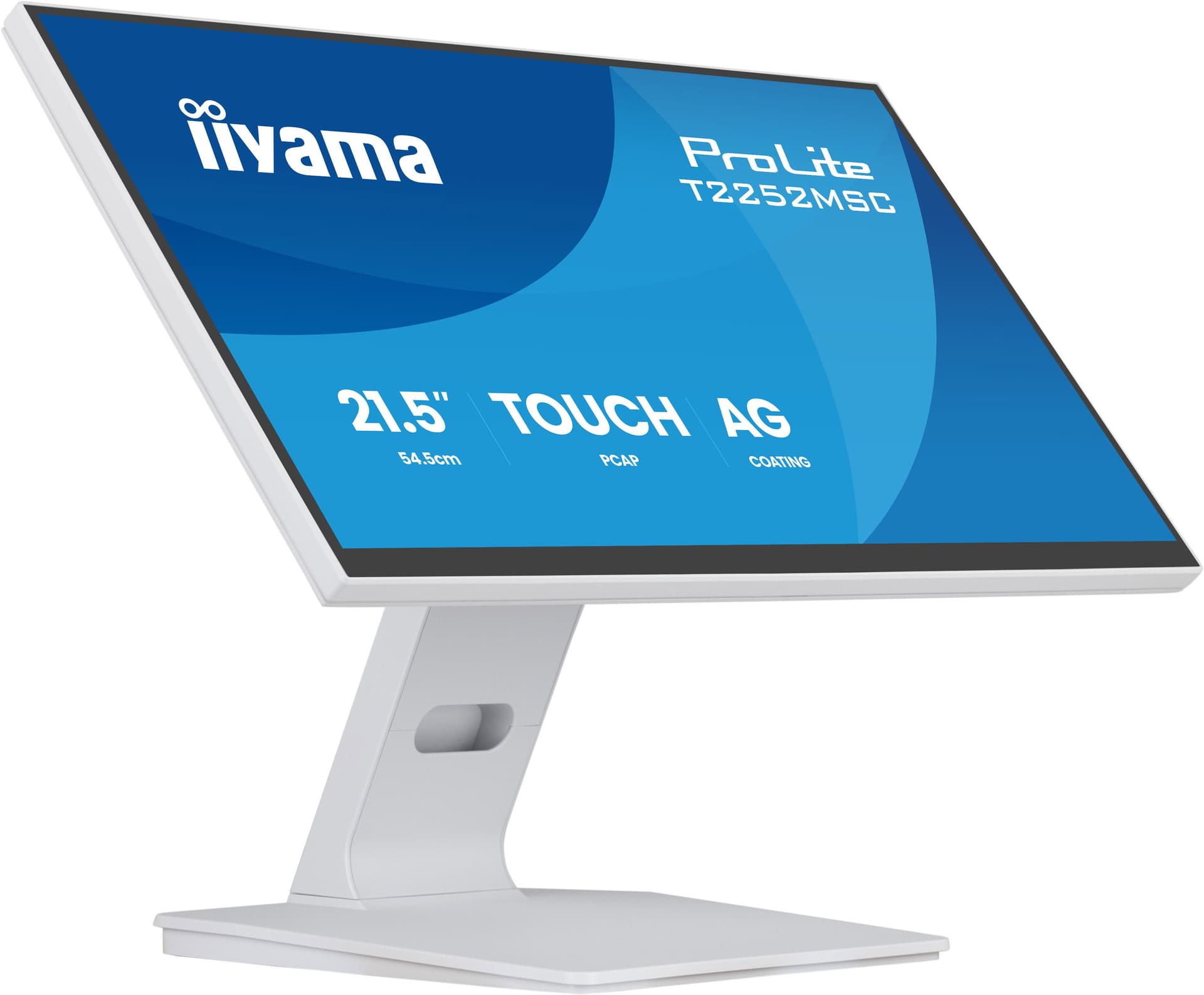 iiyama ProLite T2252MSC-W2AG Monitor PC 54,6 cm [21.5] 1920 x 1080 Pixel Full HD LCD Touch screen Bianco (iiyama ProLite T2252MSC-W2AG computer monitor 54.5 cm [21.)