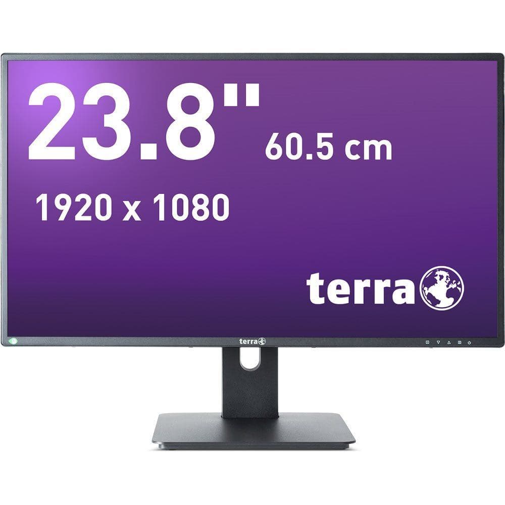 TERRA 3030250 Monitor PC 60,5 cm [23.8] 1920 x 1080 Pixel Full HD LED Nero (TERRA LCD/LED 2456W PV V4 IPS black HDMI/DP/USB-C)