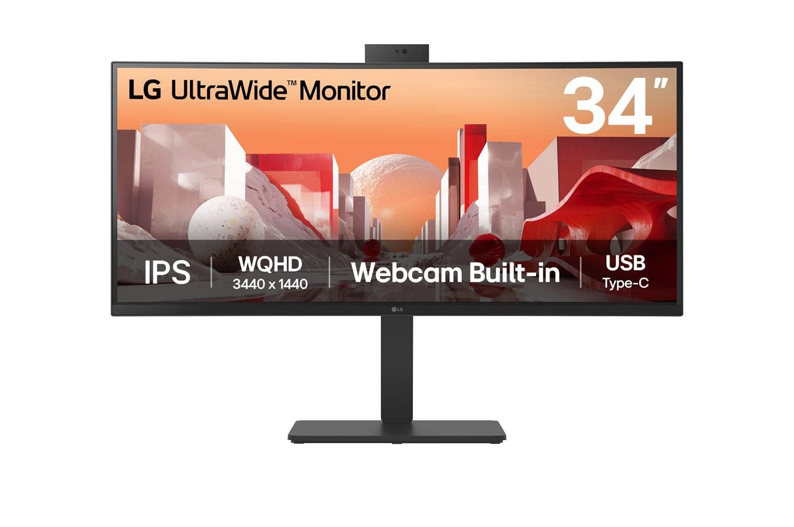 LG 34BA85QE-B Monitor PC 86,4 cm [34] 3440 x 1440 Pixel Wide Quad HD LCD Nero (34IN ULTRAWIDE QHD CURVED IPS - 3440X1440 21:9 300CD/M2 HDMI/DP/)