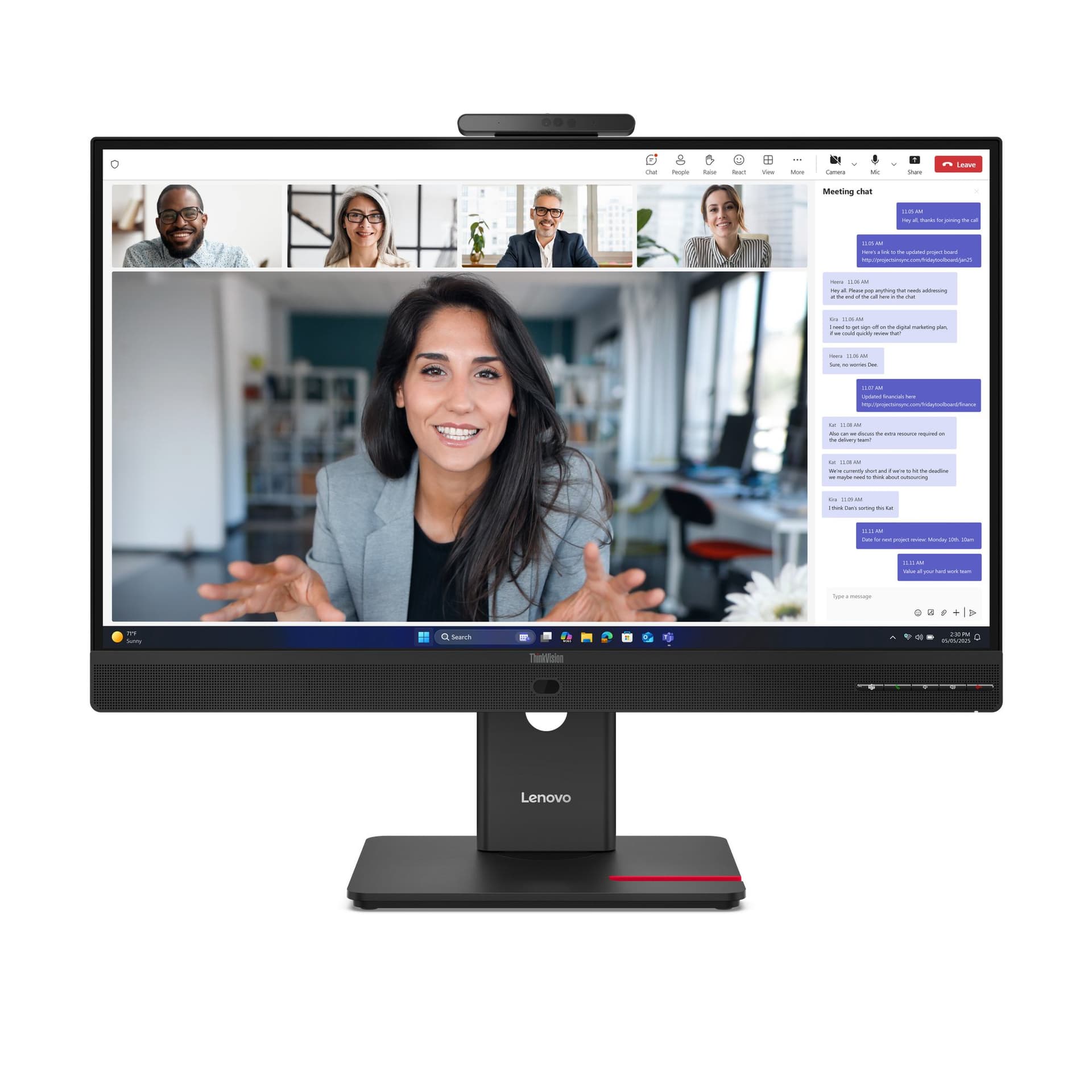 Lenovo ThinkVision T24-4v Monitor (TV T24 4V 23.8 INCH MON)
