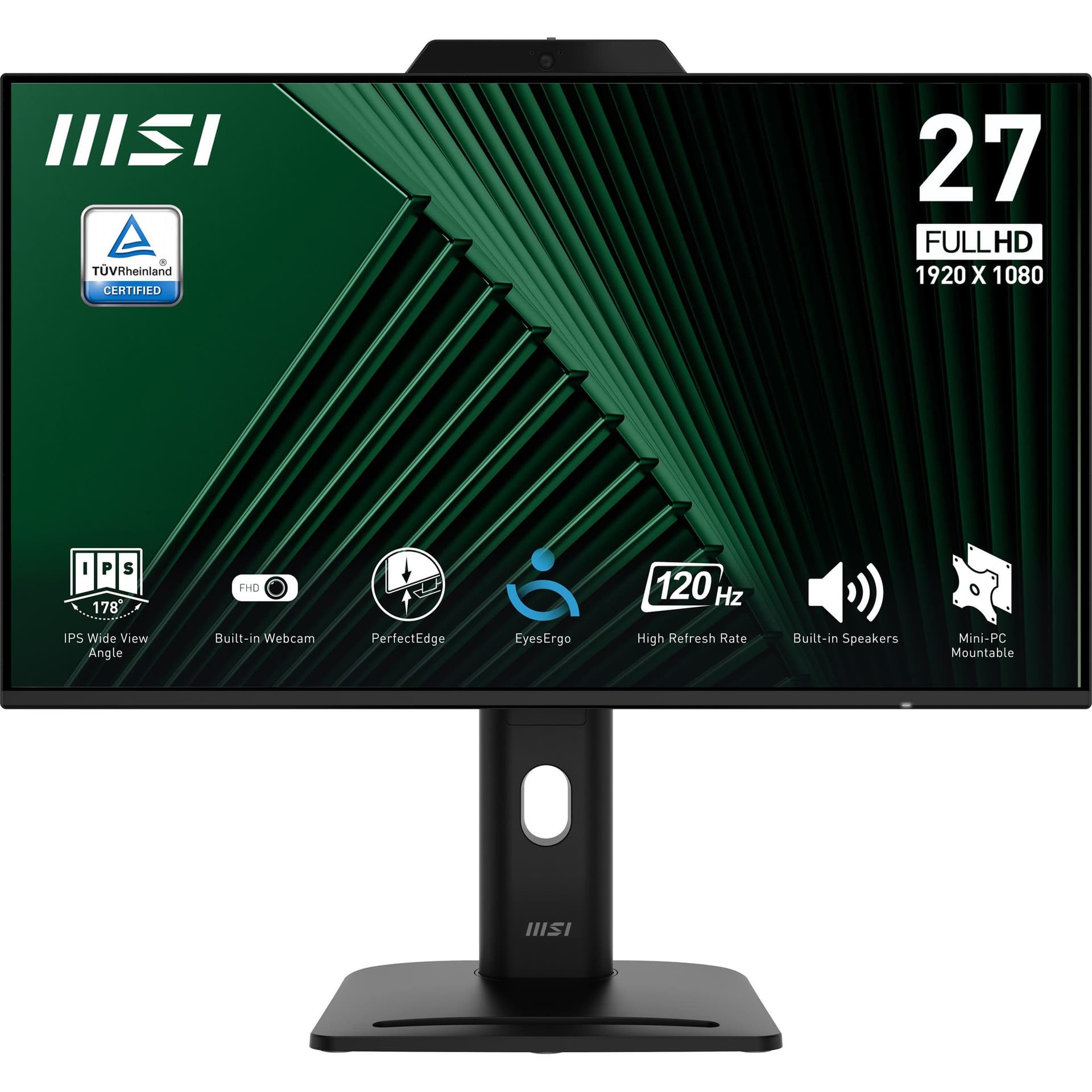 MSI PRO MP272PMG Monitor PC 68,6 cm [27] 1920 x 1080 Pixel Full HD LCD Nero (MSI PRO MP272PMG computerskÃ¦rm 68,6 cm)