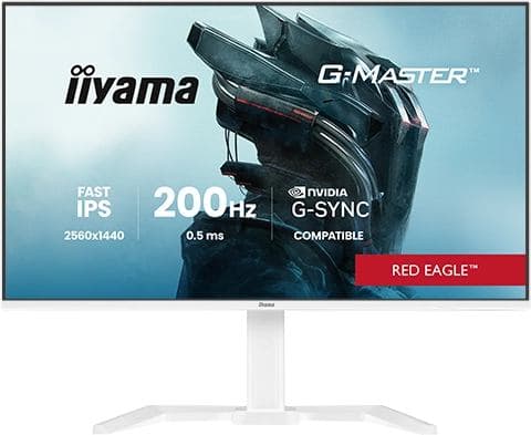 iiyama G-MASTER GB2771QSU-W1 Monitor PC 68,6 cm [27] 2560 x 1440 Pixel Wide Quad HD Bianco (iiyama GB2771QSU-W1 27' monitor)