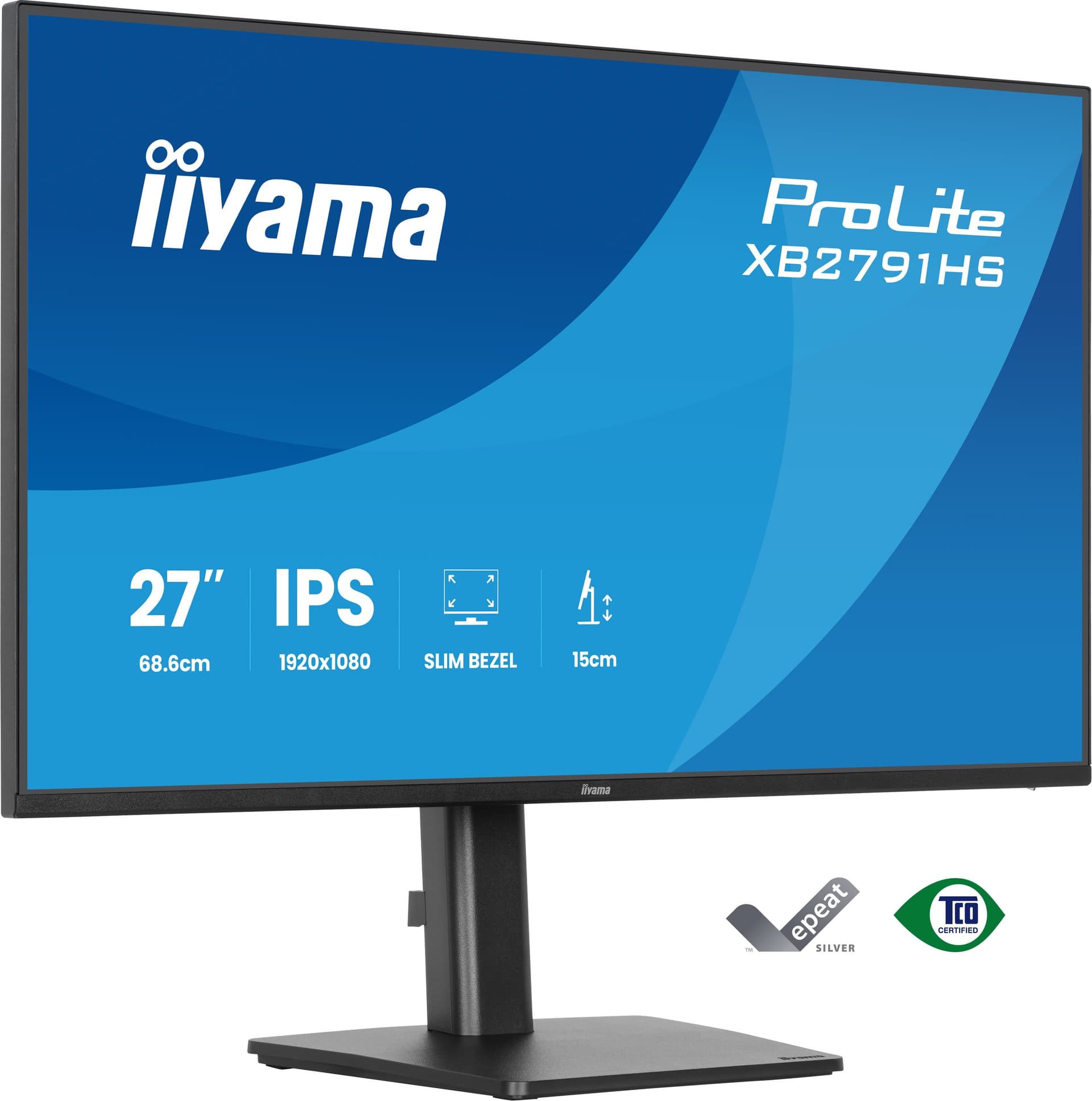 iiyama ProLite XB2791HS-B1 Monitor PC 68,6 cm [27] 1920 x 1080 Pixel Full HD LED Nero (iiyama ProLite XB2791HS-B1 computer monitor 68.6 cm [27'])