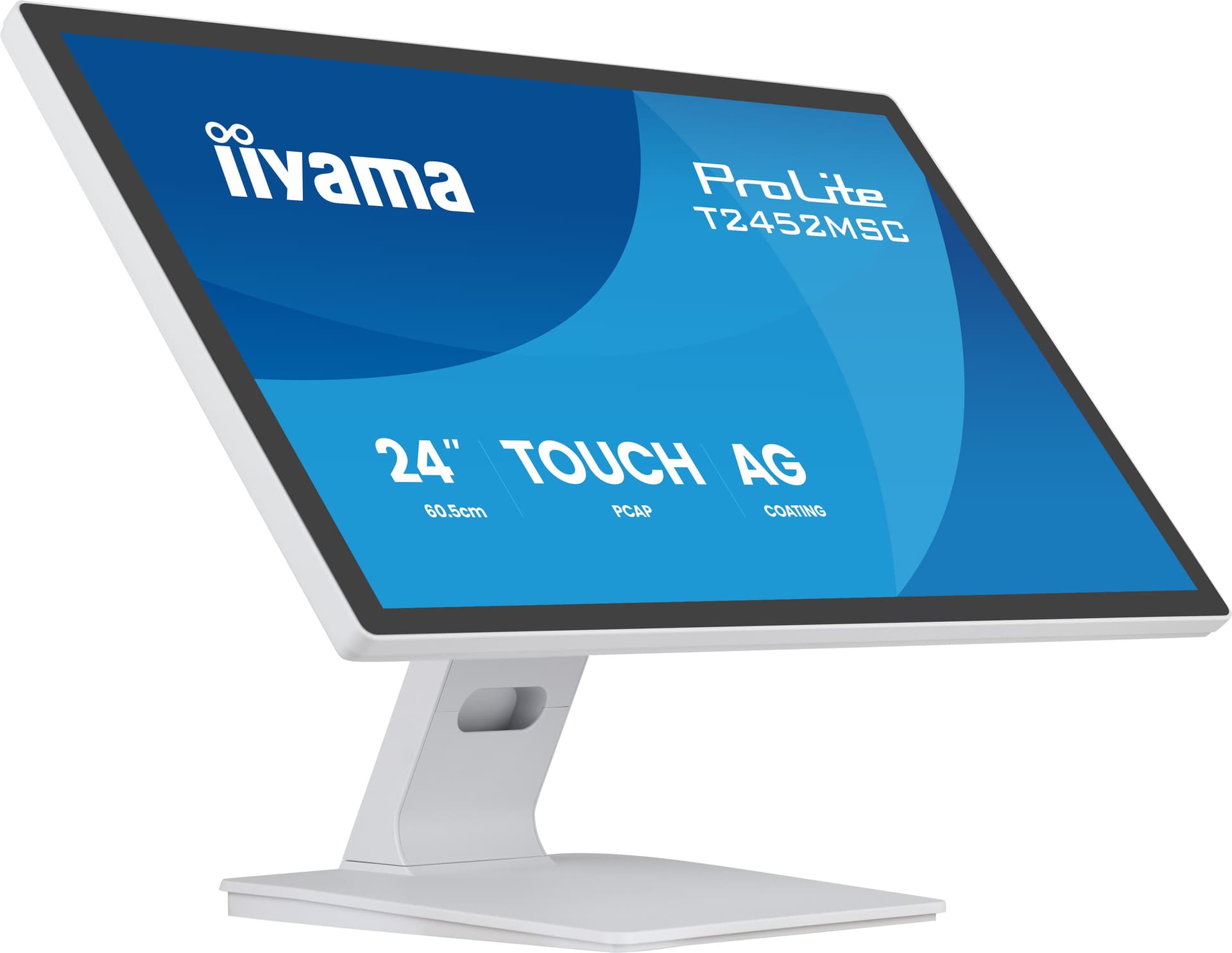 iiyama T2452MSC-W2AG Monitor PC 61 cm [24] 1920 x 1080 Pixel Full HD LED Touch screen Bianco (24 T2452MSC-W2AG Monitor - 24 White IPS LCD Touch Monitor 120hz 5ms)