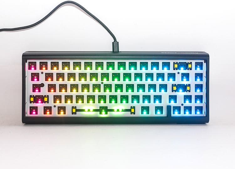 Ducky Tinker 65 Barebone tastiera Gaming USB Tedesco Nero (Ducky ProjectD Tinker 65 Barebone Custom Keyboard - Black [PKTI2367IST-ISO01]) - Versione UK