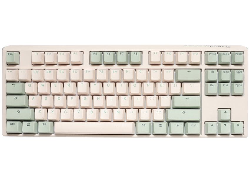 Ducky One3 Matcha TKL tastiera Gaming USB Inglese UK Beige (Ducky One 3 Matcha TKL USB Mechanical Gaming Keyboard UK Layout Cherry Red) - Versione UK