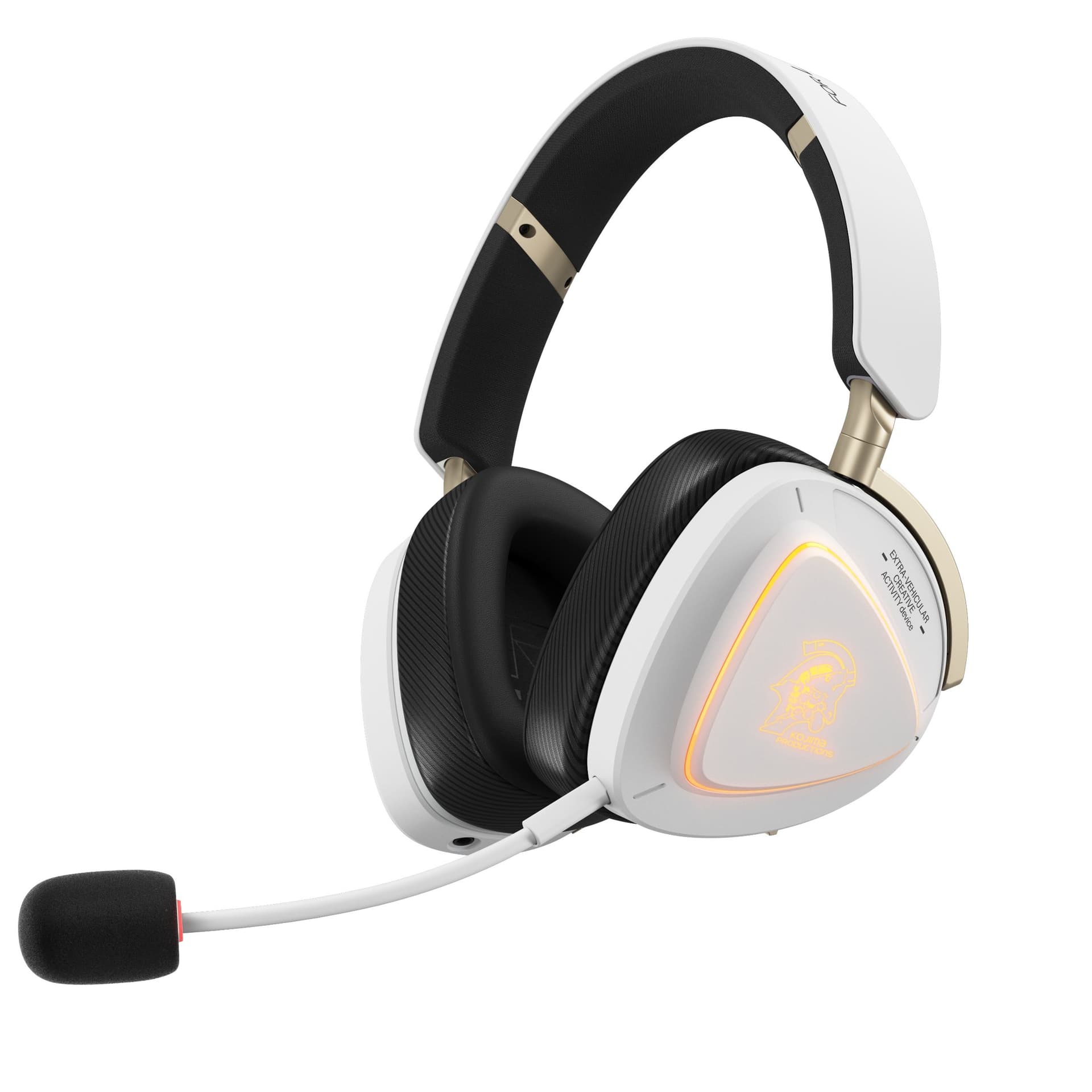 ASUS ROG Delta II-KJP Auricolare Con cavo e senza cavo A Padiglione Gaming Bluetooth Nero, Bianco (ASUS ROG Delta II Kojima Edition Wireless Gaming Headset)