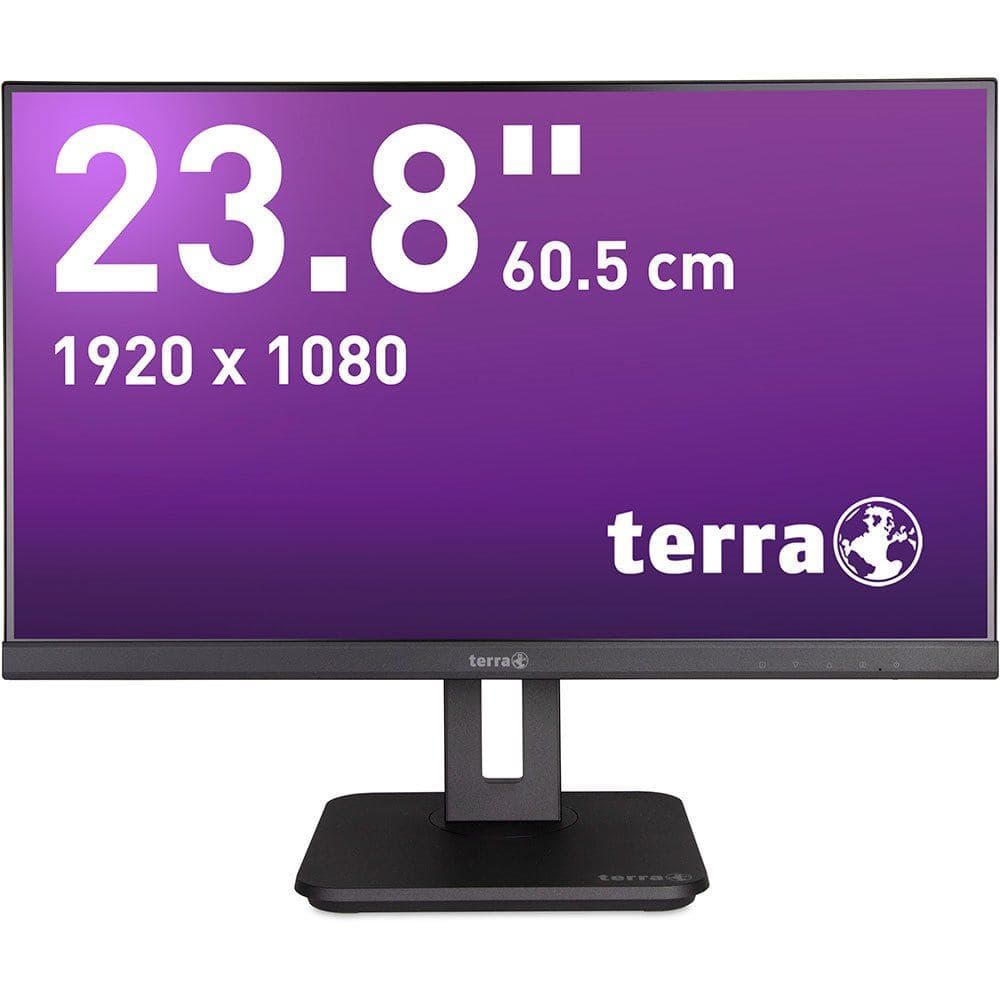 TERRA LCD/LED 2448W PV V4 Monitor PC 60,5 cm [23.8] 1920 x 1080 Pixel Full HD Nero (TERRA LCD/LED 2448W PV V4 IPS black HDMI/DP/USB-C)
