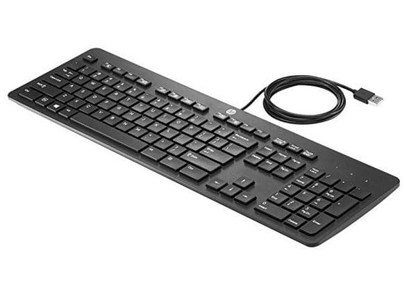 HP 803181-CG1 tastiera Ufficio USB Nero (HP USB keyboard Czech - Slim. KEYBOARD: Czech Republic. WARRANTY: 1YM)