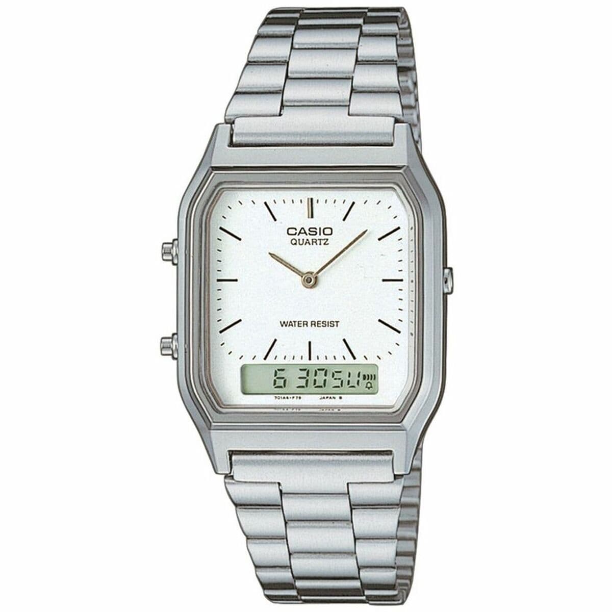 Orologio unisex Casio bianco argento