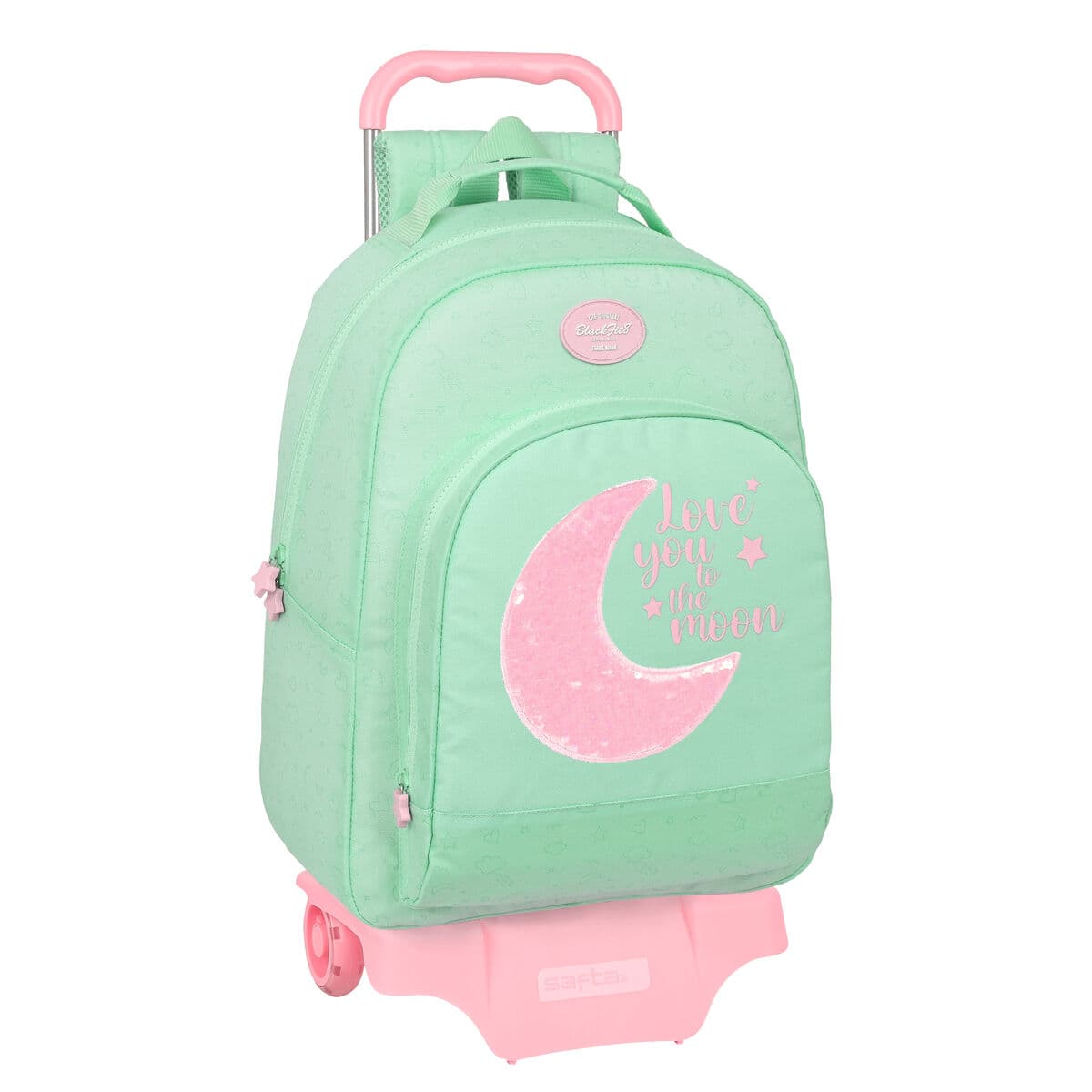 Zaino Scuola Moon Verde 32 x 42 x 15 cm