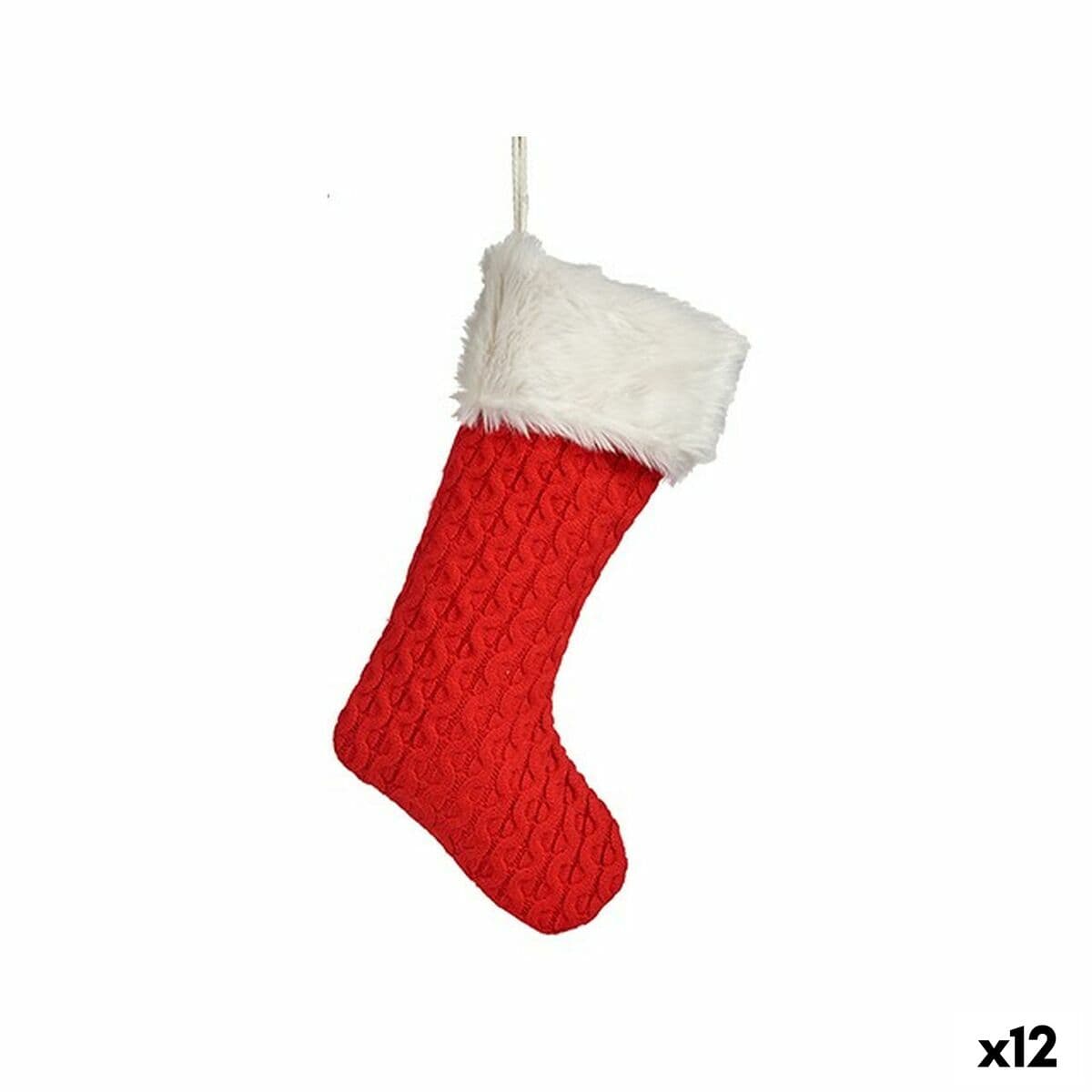 Palla di Natale Krist+ Rossa Calza 28 x 4 x 46 cm