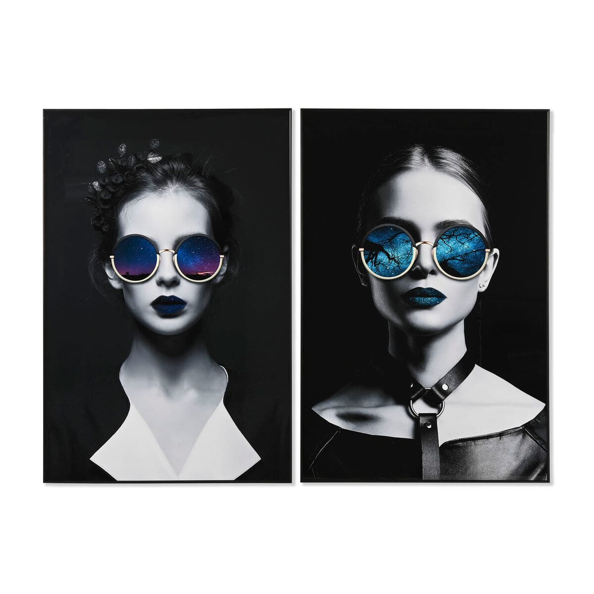 Quadro ESPRIT MDF alluminio 80 x 3 x 120 cm