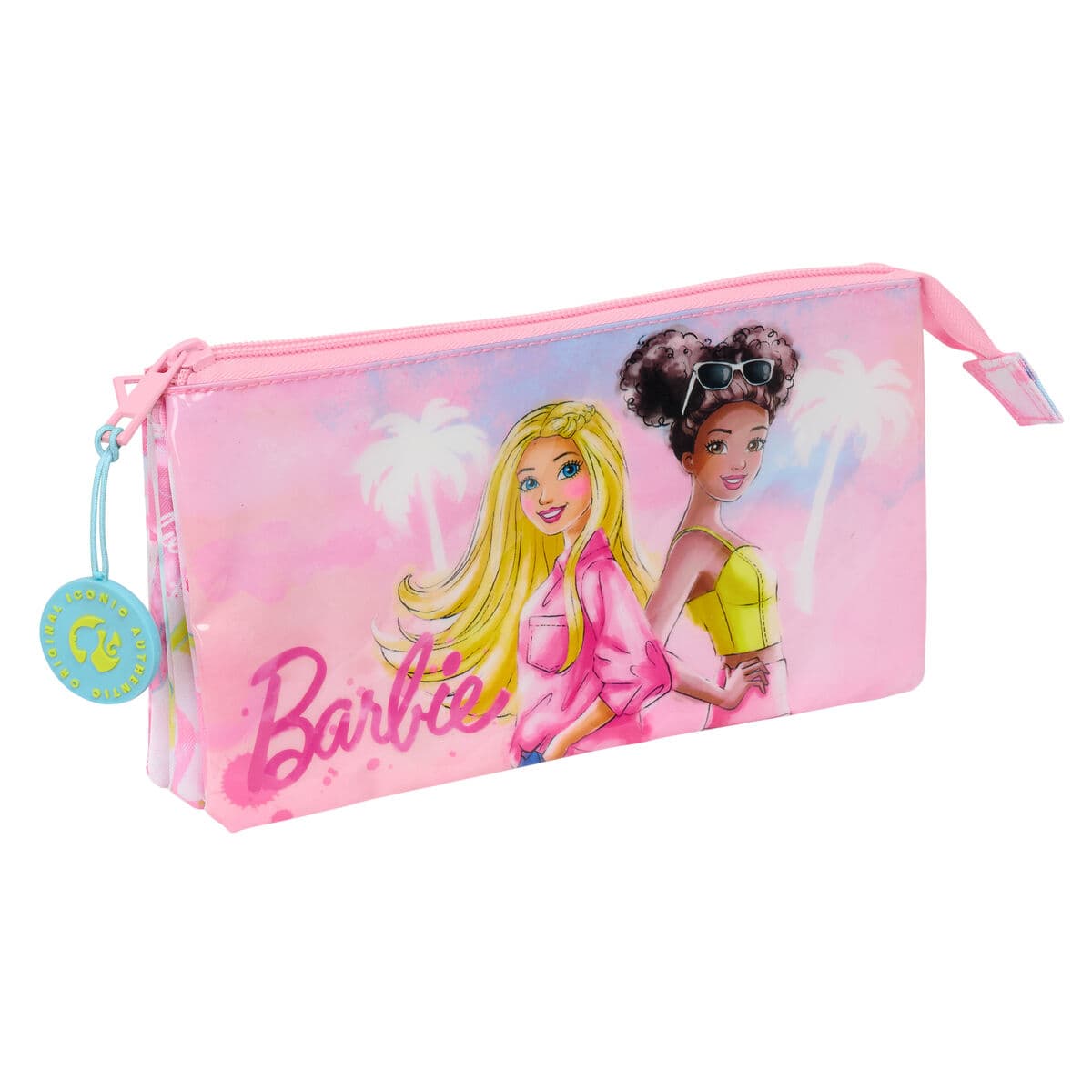 Astuccio triplo Barbie Painterly rosa