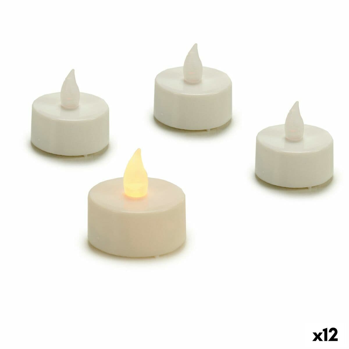 Set candele regalo decorativo bianco