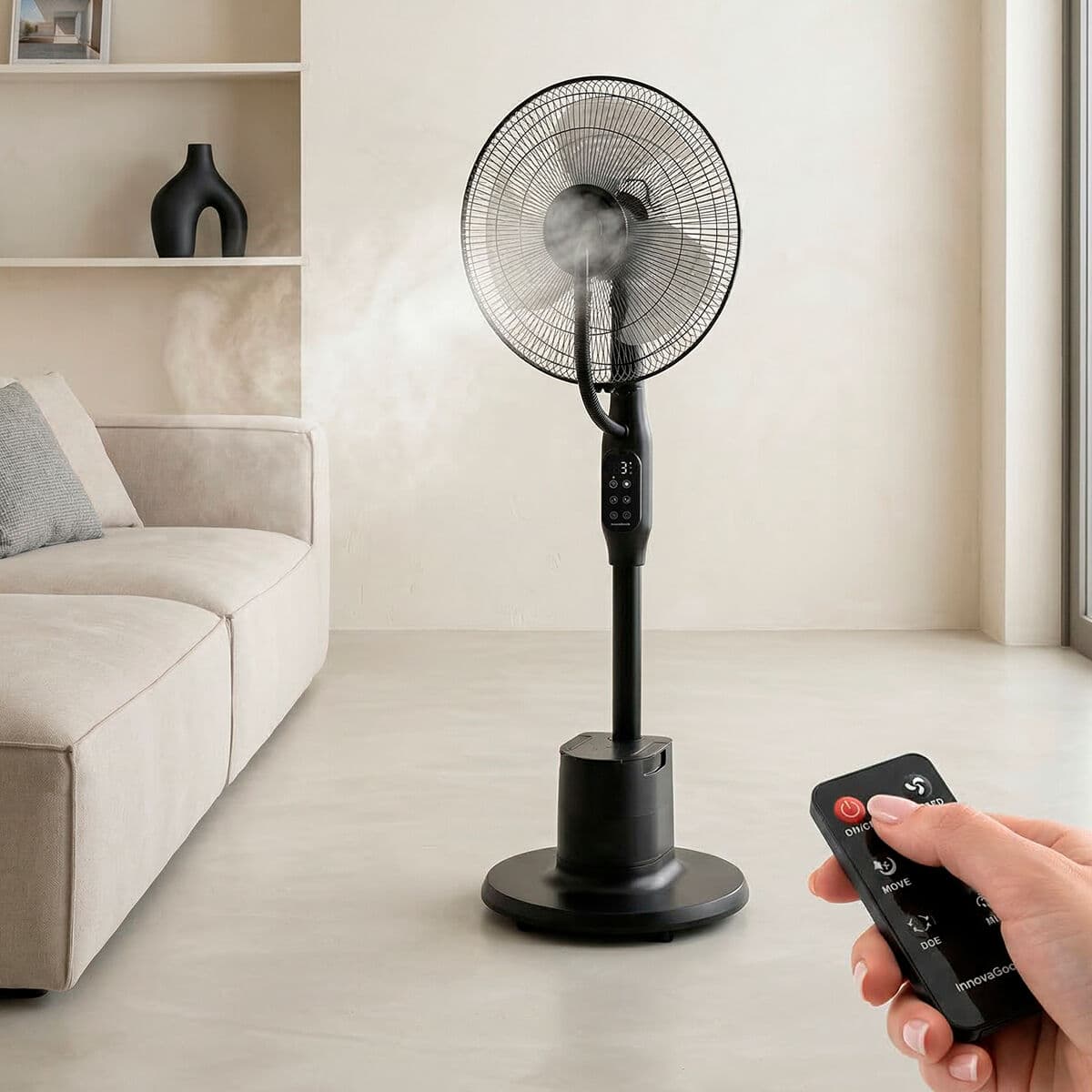 Ventilatore Nebulizzatore da Terra con Telecomando Sprair In