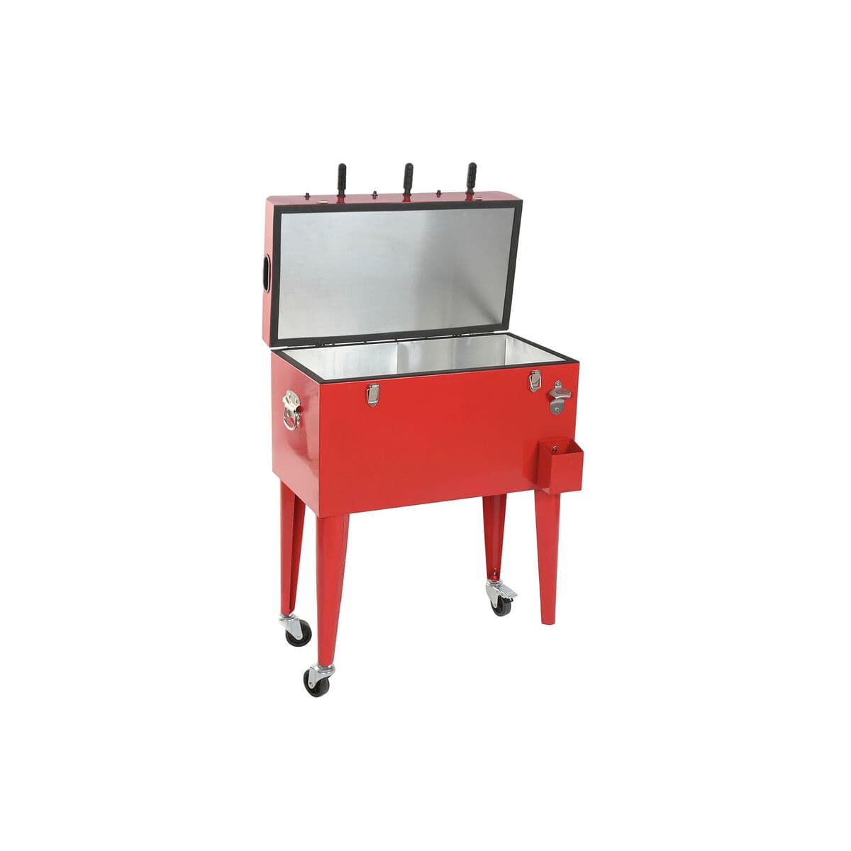 Portable Fridge Home ESPRIT rot Metal polypropylene 71 X 59